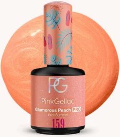 Pink Gellac - Glamorous Peach - Gellak - Vegan - Oranje - Glanzend - 15ml -Hoogwaardige Cosmetica 1043x1200 1