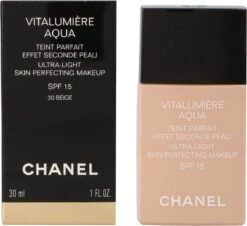 Chanel Vitalumiere Aqua Foundation - 30 Beige - SPF15 - 30 Ml 14 Chanel Vitalumiere Aqua Foundation - 30 Beige - SPF15 - 30 Ml -Hoogwaardige Cosmetica 1200x1099