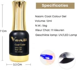 Venalisa 120 Set | 12ml Per Stuk | Professionele Set | Gellak Nagellak | Inclusief Koffer | Polygel | Polygel Kleuren | Polygel Nagels | Polygel Kit -Hoogwaardige Cosmetica 1200x1105
