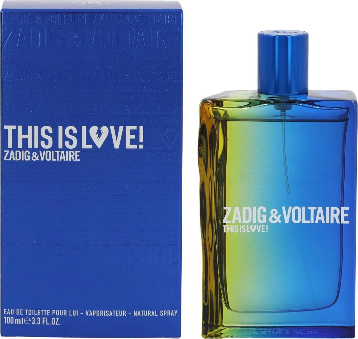 Zadig & Voltaire This Is Love! 100 Ml - Eau De Toilette - Herenparfum 3 Zadig & Voltaire This Is Love! 100 Ml - Eau De Toilette - Herenparfum - Afbeelding 3