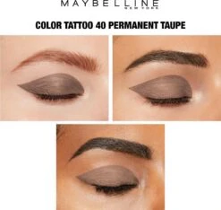 Maybelline Eye Studio Color Tattoo Oogschaduw - 40 Permanent Taupe/bruin -Hoogwaardige Cosmetica 1200x1138 2