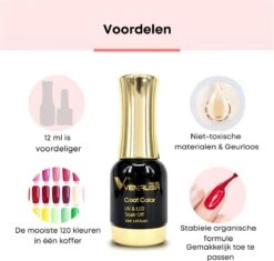 Venalisa 120 Set | 12ml Per Stuk | Professionele Set | Gellak Nagellak | Inclusief Koffer | Polygel | Polygel Kleuren | Polygel Nagels | Polygel Kit -Hoogwaardige Cosmetica 1200x1143