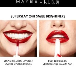 Maybelline SuperStay 24H Smile Brighters Lippenstift - 860 Crisp Magenta - Roze - Langhoudend 17 Maybelline SuperStay 24H Smile Brighters Lippenstift - 860 Crisp Magenta - Roze - Langhoudend -Hoogwaardige Cosmetica 1200x1150