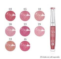 Bourjois Gloss Effet 3D Effect Lipgloss - 03 Brun Rose Academic -Hoogwaardige Cosmetica 1200x1164 2