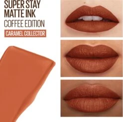 Maybelline SuperStay Matte Ink Lipstick Coffee Collection Limited Edition - 265 Caramel Collector - Nude Lippenstift - 5 Ml 18 Maybelline SuperStay Matte Ink Lipstick Coffee Collection Limited Edition - 265 Caramel Collector - Nude Lippenstift - 5 Ml -Hoogwaardige Cosmetica 1200x1192 2