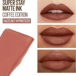 Maybelline SuperStay Matte Ink Lipstick - 260 Hazelnut Hypnotizer - Nude Lippenstift - 5 Ml 19 Maybelline SuperStay Matte Ink Lipstick - 260 Hazelnut Hypnotizer - Nude Lippenstift - 5 Ml -Hoogwaardige Cosmetica 1200x1192 3