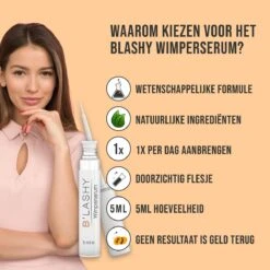 B’LASHY® Wimperserum - Wimper Groeimiddel - Wimper Serum Voor Sterke, Lange En Volle Wimpers - 5 Ml -Hoogwaardige Cosmetica 1200x1200 194