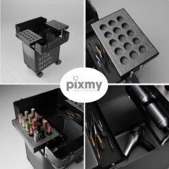 PIXMY® - MT130-S - Make Up Koffer - Cosmetica Koffer - DESIGN -Hoogwaardige Cosmetica 1200x1200 327