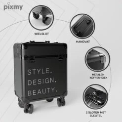 PIXMY® - MT130-S - Make Up Koffer - Cosmetica Koffer - DESIGN -Hoogwaardige Cosmetica 1200x1200 328