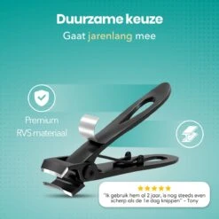 FreshDragon Nagelknipper Set Met Nagelvijl - Nagelset Tegen Kalknagels - Nageltang - Teennagelknipper -Hoogwaardige Cosmetica 1200x1200 55