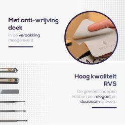 Skeraxo 8-delige Luxe Verschillende Tools - Professioneel Manicure Set & Pedicureset Met Nagelvijl & Nageltang – Behandeling Nagels En Huid 31 Skeraxo 8-delige Luxe Verschillende Tools - Professioneel Manicure Set & Pedicureset Met Nagelvijl & Nageltang – Behandeling Nagels En Huid -Hoogwaardige Cosmetica 1200x1200 65