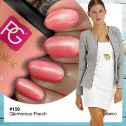 Pink Gellac - Glamorous Peach - Gellak - Vegan - Oranje - Glanzend - 15ml -Hoogwaardige Cosmetica 1200x1200 67