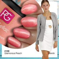 Pink Gellac - Glamorous Peach - Gellak - Vegan - Oranje - Glanzend - 15ml -Hoogwaardige Cosmetica 1200x1200 71