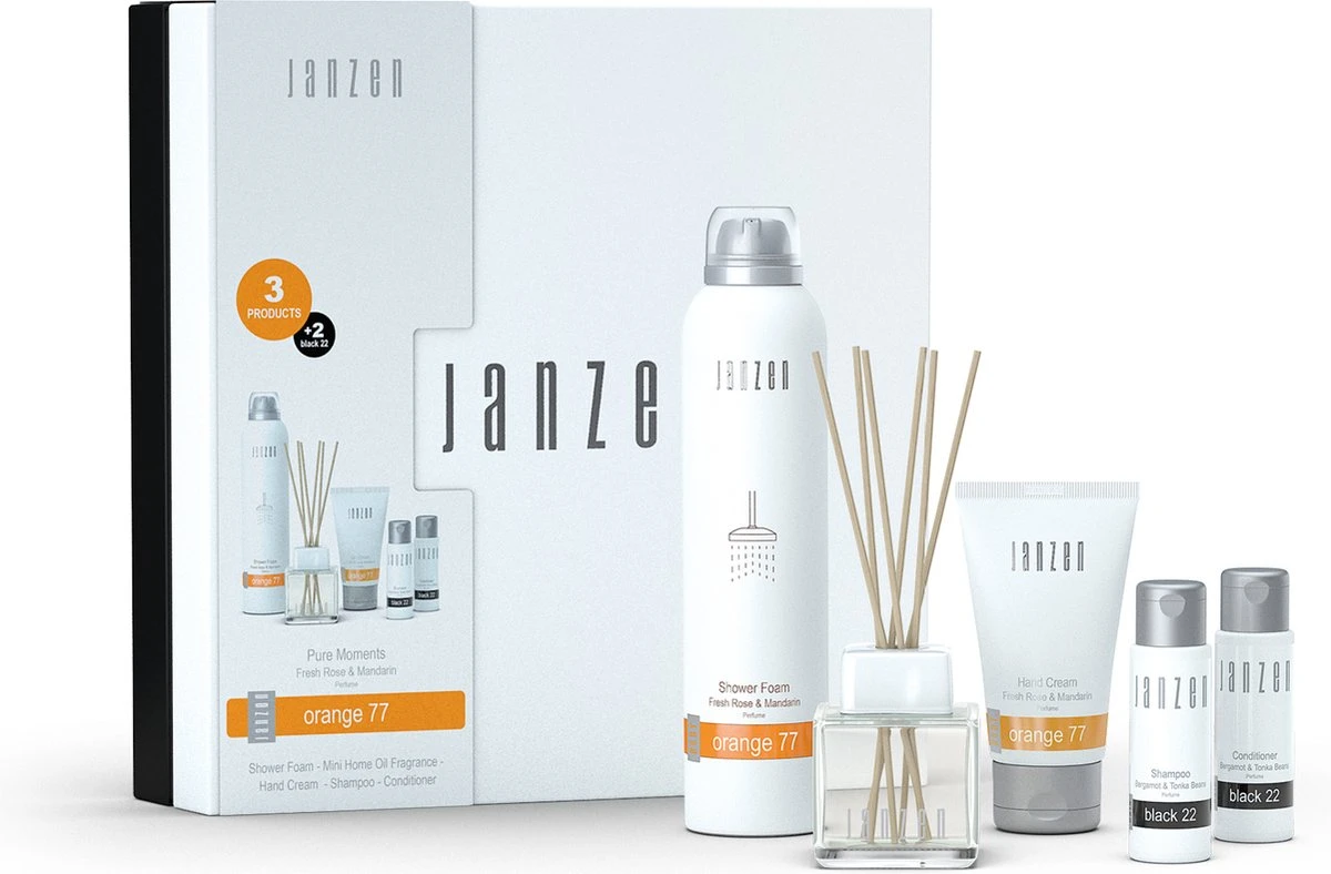 JANZEN Pure Moments Giftset Orange 77 2 JANZEN Pure Moments Giftset Orange 77 - Afbeelding 2