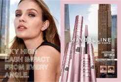 Maybelline Lash Sensational Sky High Waterproof - Zwart - Lengte Mascara - 6 Ml 14 Maybelline Lash Sensational Sky High Waterproof - Zwart - Lengte Mascara - 6 Ml -Hoogwaardige Cosmetica 1200x815