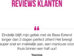 Pink Gellac - Base Extend - Base Coat Gellak - Snel Afweekbaar - 15 Ml -Hoogwaardige Cosmetica 1200x909