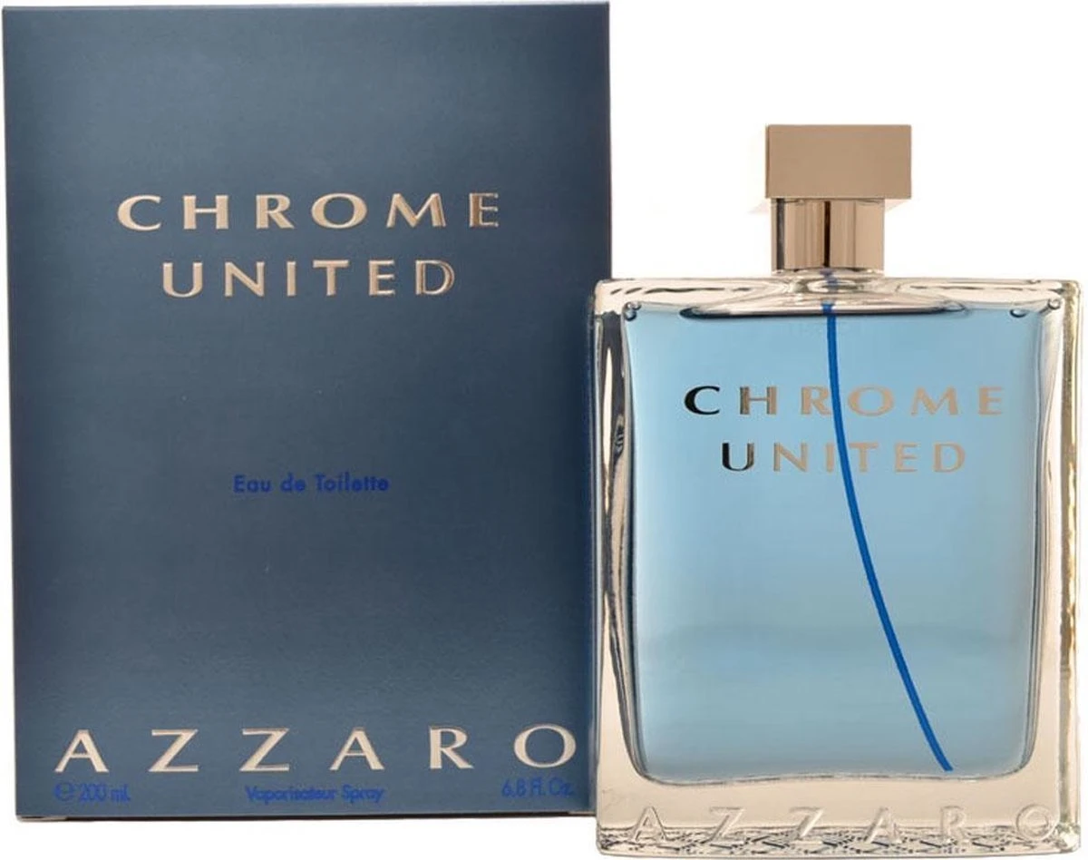 Azzaro Chrome United - 200ml - Eau De Toilette 2 Azzaro Chrome United - 200ml - Eau De Toilette - Afbeelding 2