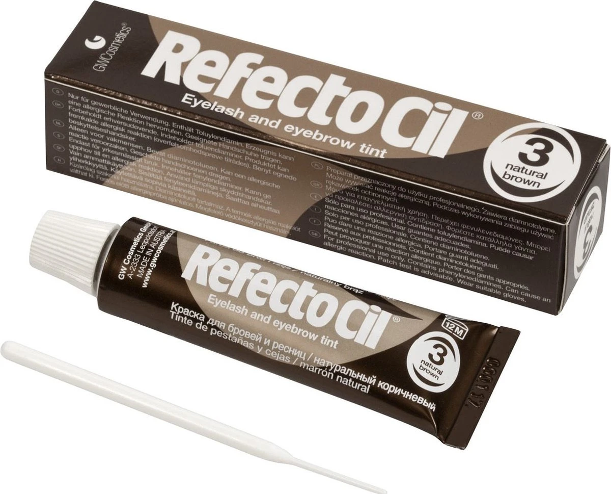 RefectoCil Wenkbrauw- En Wimperverf - Nr. 3 Bruin - 15 Ml 3 RefectoCil Wenkbrauw- En Wimperverf - Nr. 3 Bruin - 15 Ml - Afbeelding 3