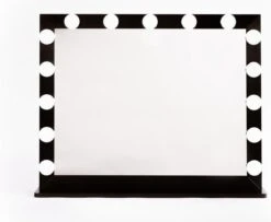 Make Up Spiegel Met Verlichting | Vivo | Hollywood Spiegel | Zwart | Touch | 3 Standen | 70x54 -Hoogwaardige Cosmetica 1200x985 1