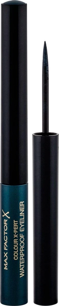 Hoogwaardige Cosmetica 50 Max Factor Colour Xpert Waterproof - 04 Metallic Turquoise - Blauw - Eyeliner