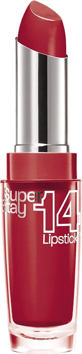 Maybelline SuperStay 14h Lippensift - One Step 510 Non Stop Red - Rood 1 Maybelline SuperStay 14h Lippensift - One Step 510 Non Stop Red - Rood