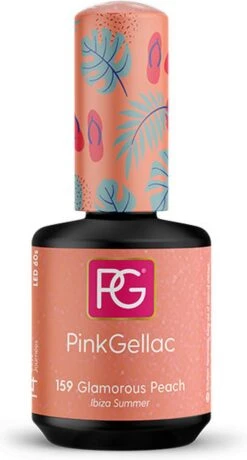 Pink Gellac - Glamorous Peach - Gellak - Vegan - Oranje - Glanzend - 15ml -Hoogwaardige Cosmetica 645x1200 2