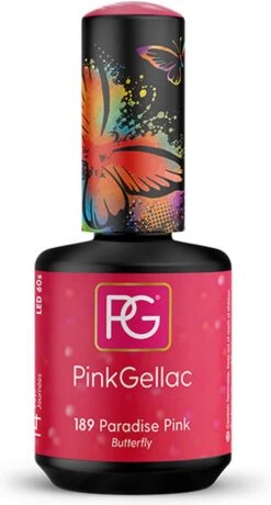 Pink Gellac - Paradise Pink - Gellak - Vegan - Roze - Glanzend - 15ml -Hoogwaardige Cosmetica 645x1200