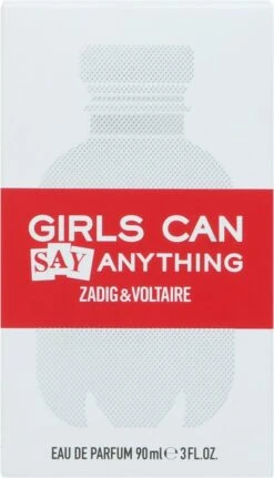 Zadig & Voltaire Girls Can Say Anything 90 Ml - Eau De Parfum - Damesparfum -Hoogwaardige Cosmetica 687x1200