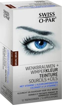 Swiss O Par - Wenkbrauw- En Wimperverf Bruin 1 Set -Hoogwaardige Cosmetica 710x1200