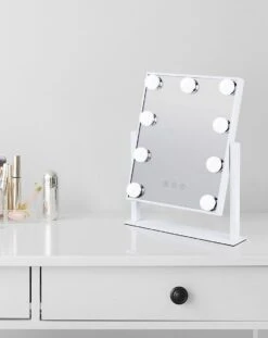 Bright Beauty Vanity Make Up Spiegel Met Verlichting - Wit - Dimbaar Met Drie Lichtstanden -Hoogwaardige Cosmetica 953x1200 1